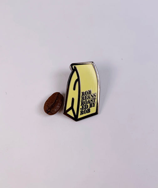 Robbeans Bag Hard Enamel Pin – Rob Beans Coffee